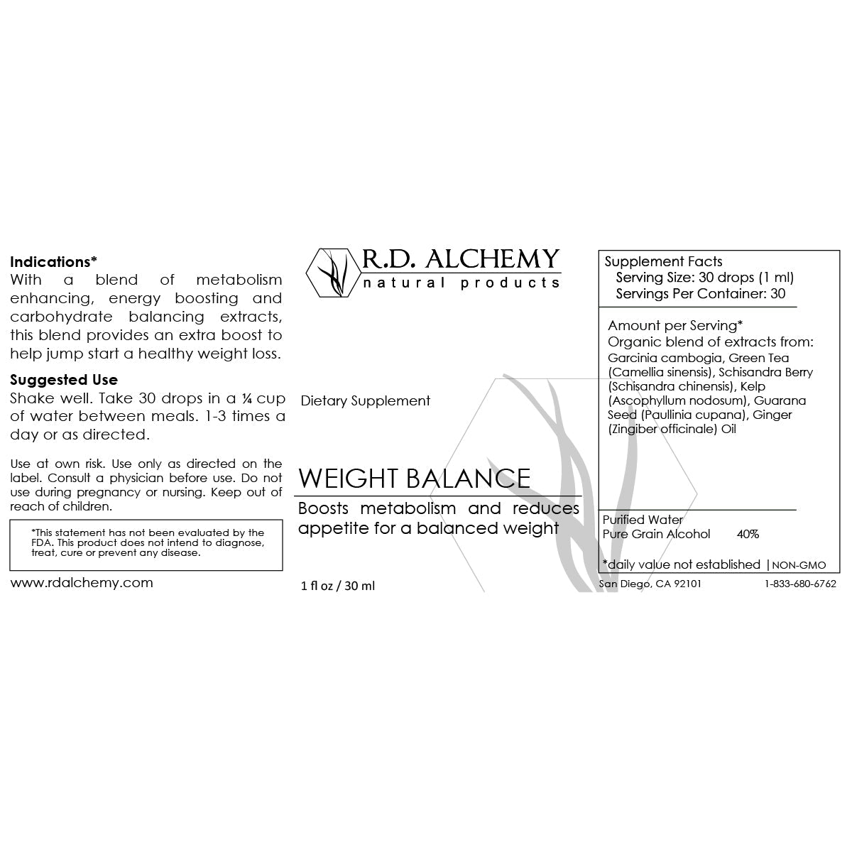 Weight Balance Extract