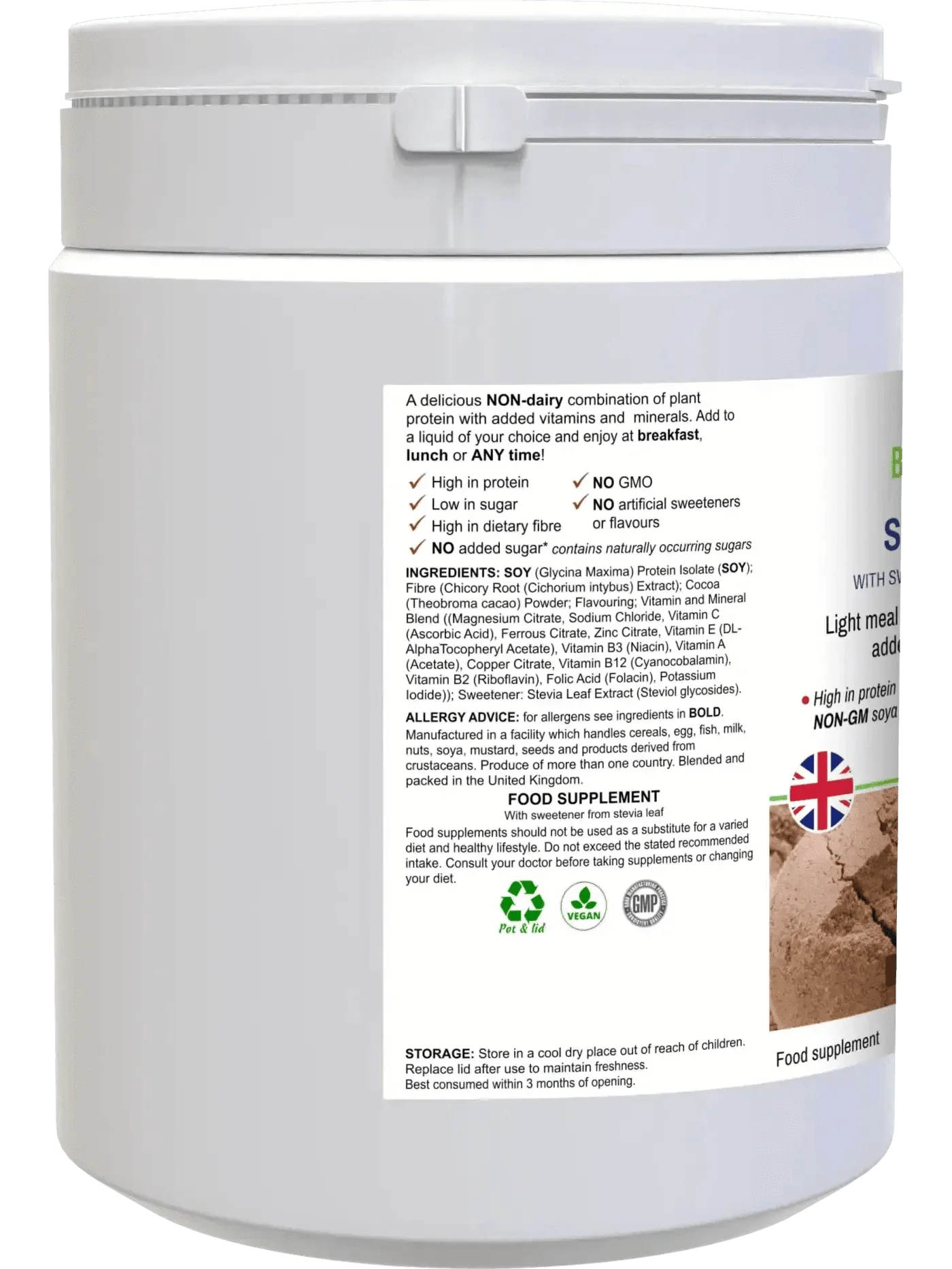 Shake Me Up Vegan Chocolate Meal Shake for Wellness-2