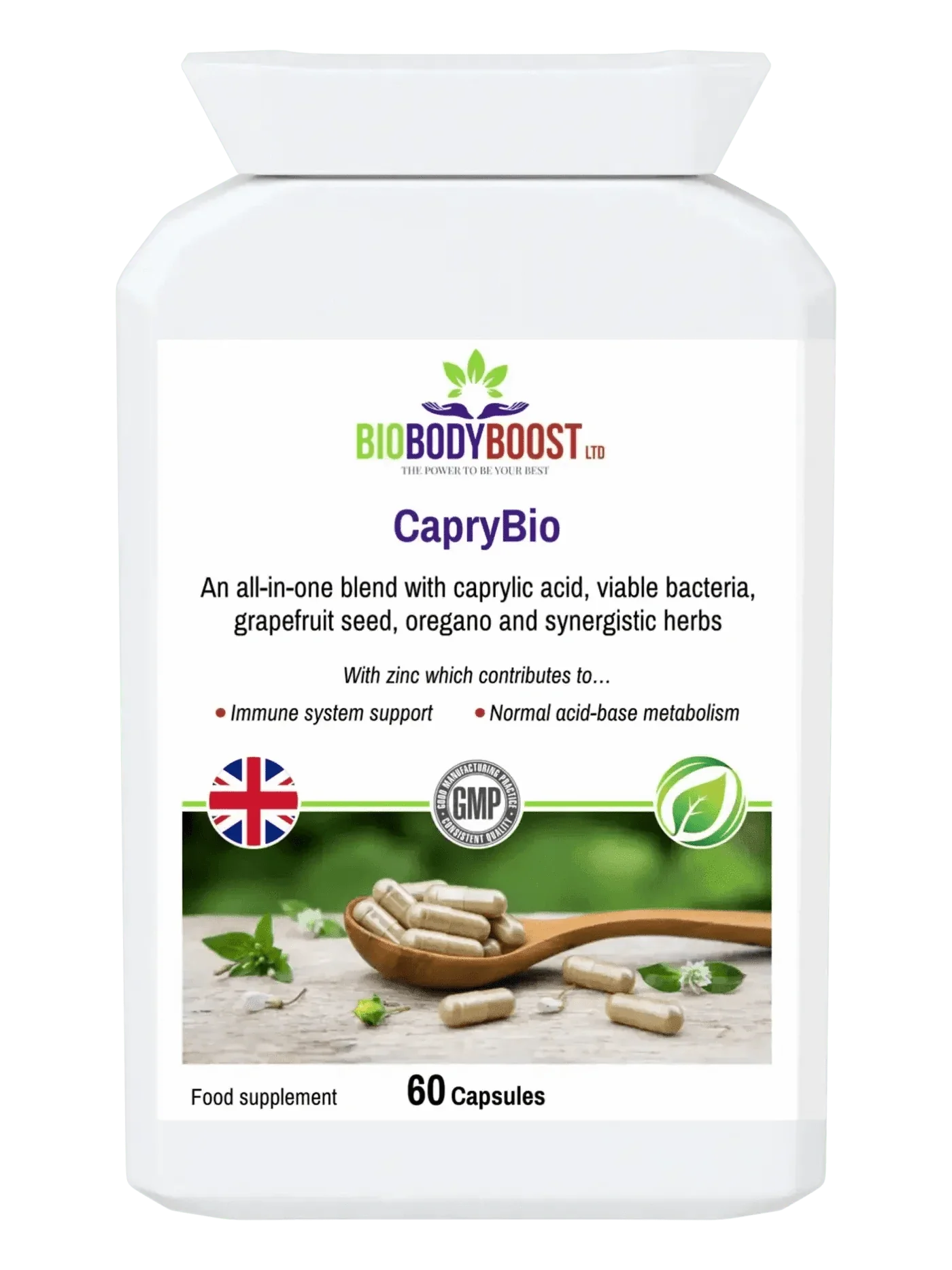 CapryBio - Antifungal Caprylic Acid Capsules for Digestive Health-0