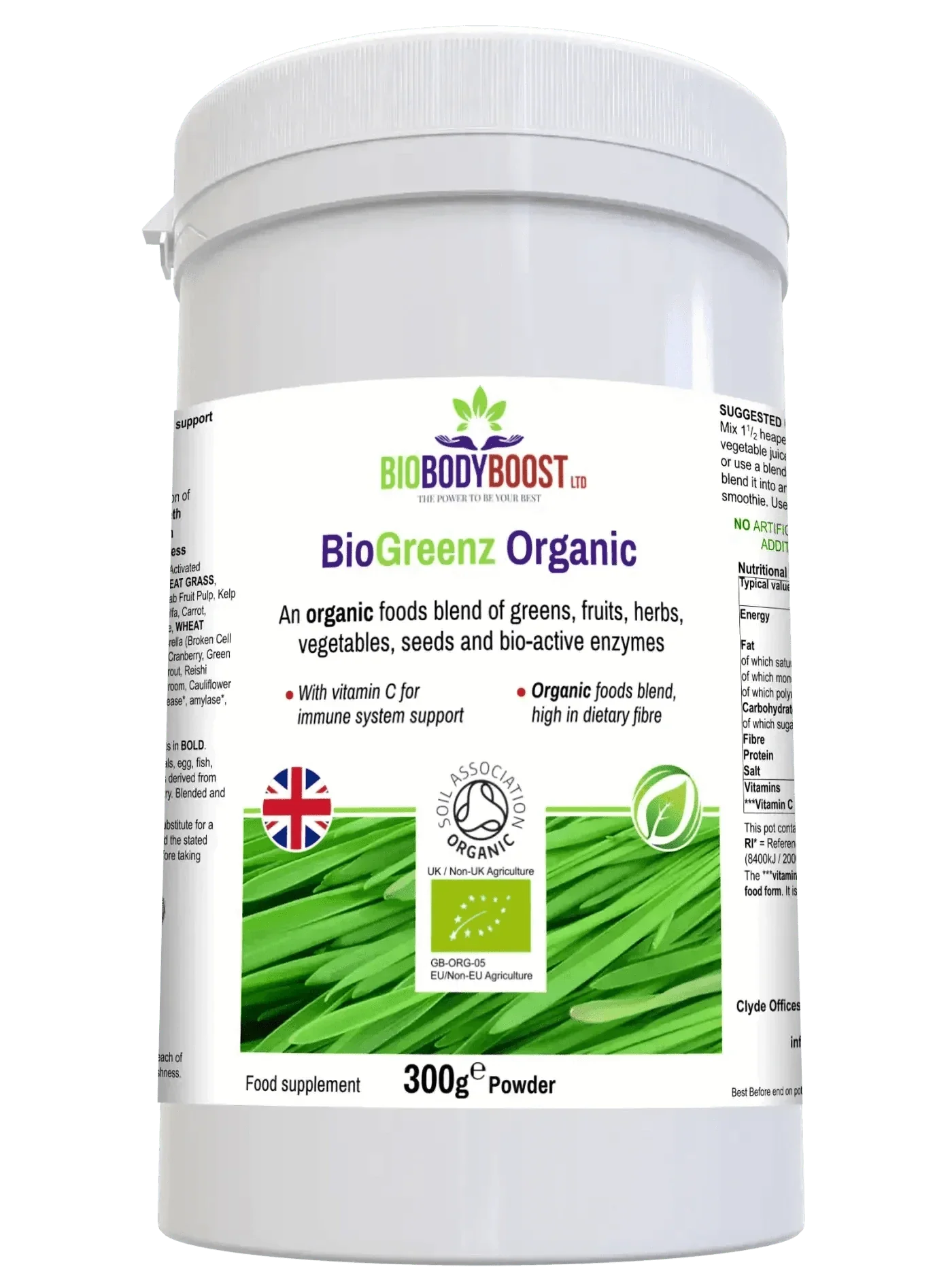 BioGreenz Organic Green Meal Shake - Complete Plant-Based Nutrition-3