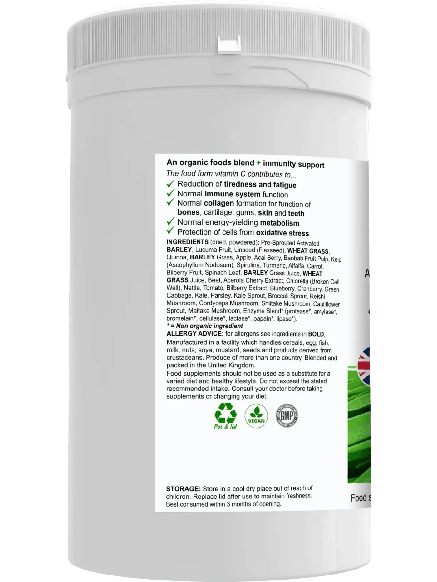 BioGreenz Organic Green Meal Shake - Complete Plant-Based Nutrition-2