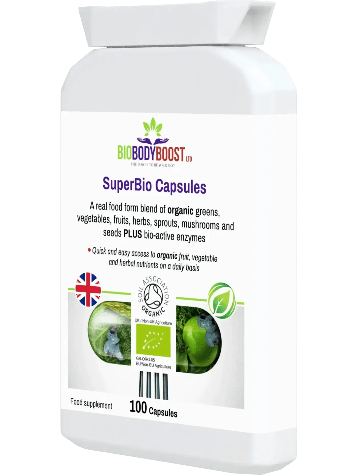 BioBodyBoost Organic Food Form Greens Supplements-2