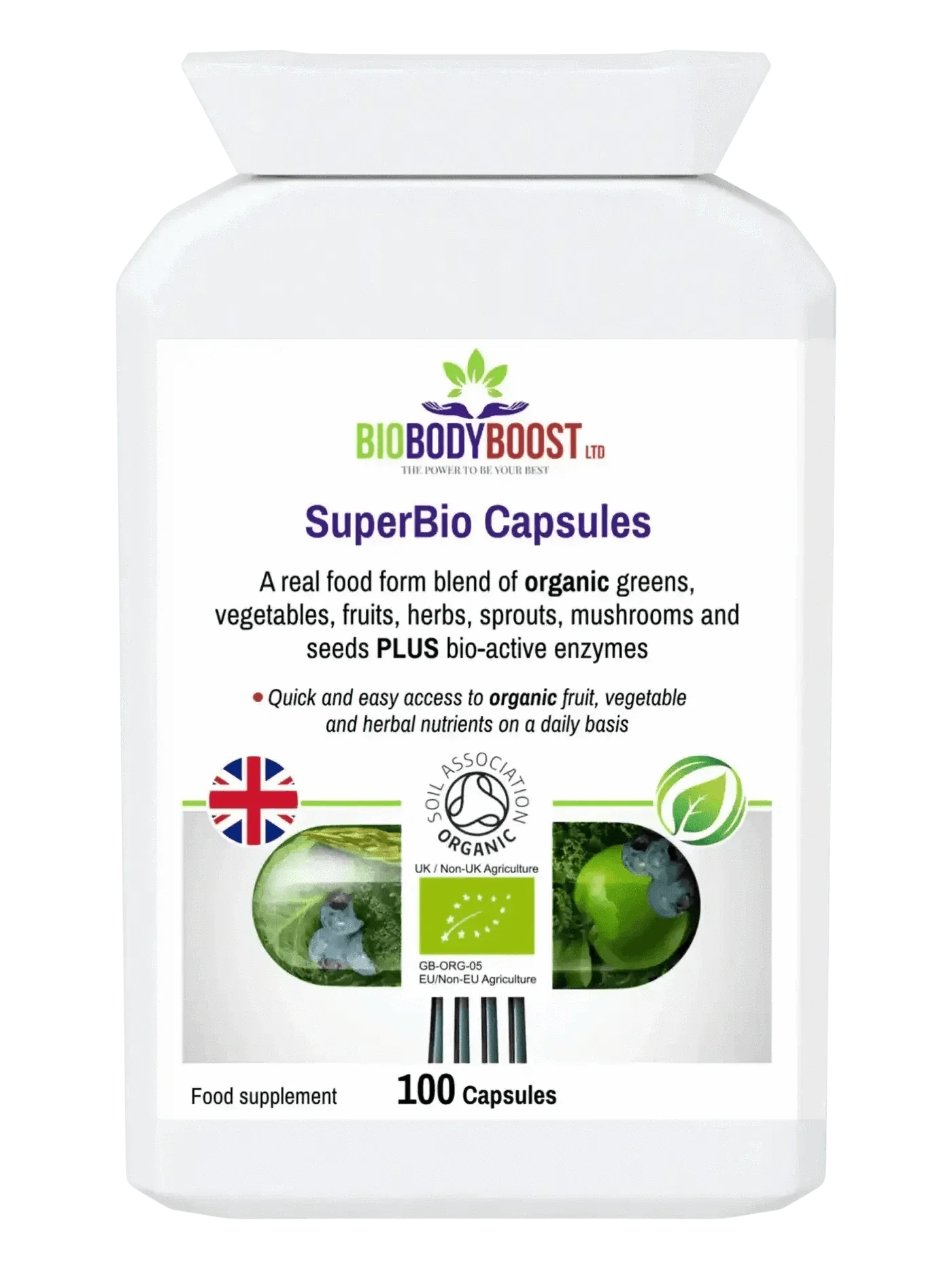 BioBodyBoost Organic Food Form Greens Supplements-0