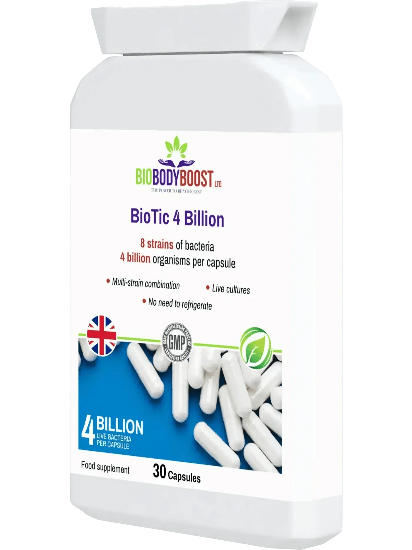 BioTic 4 Billion - Multi-Strain Probiotic-2