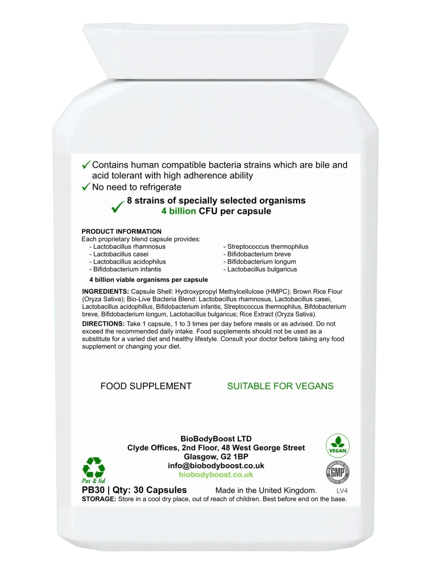 BioTic 4 Billion - Multi-Strain Probiotic-1