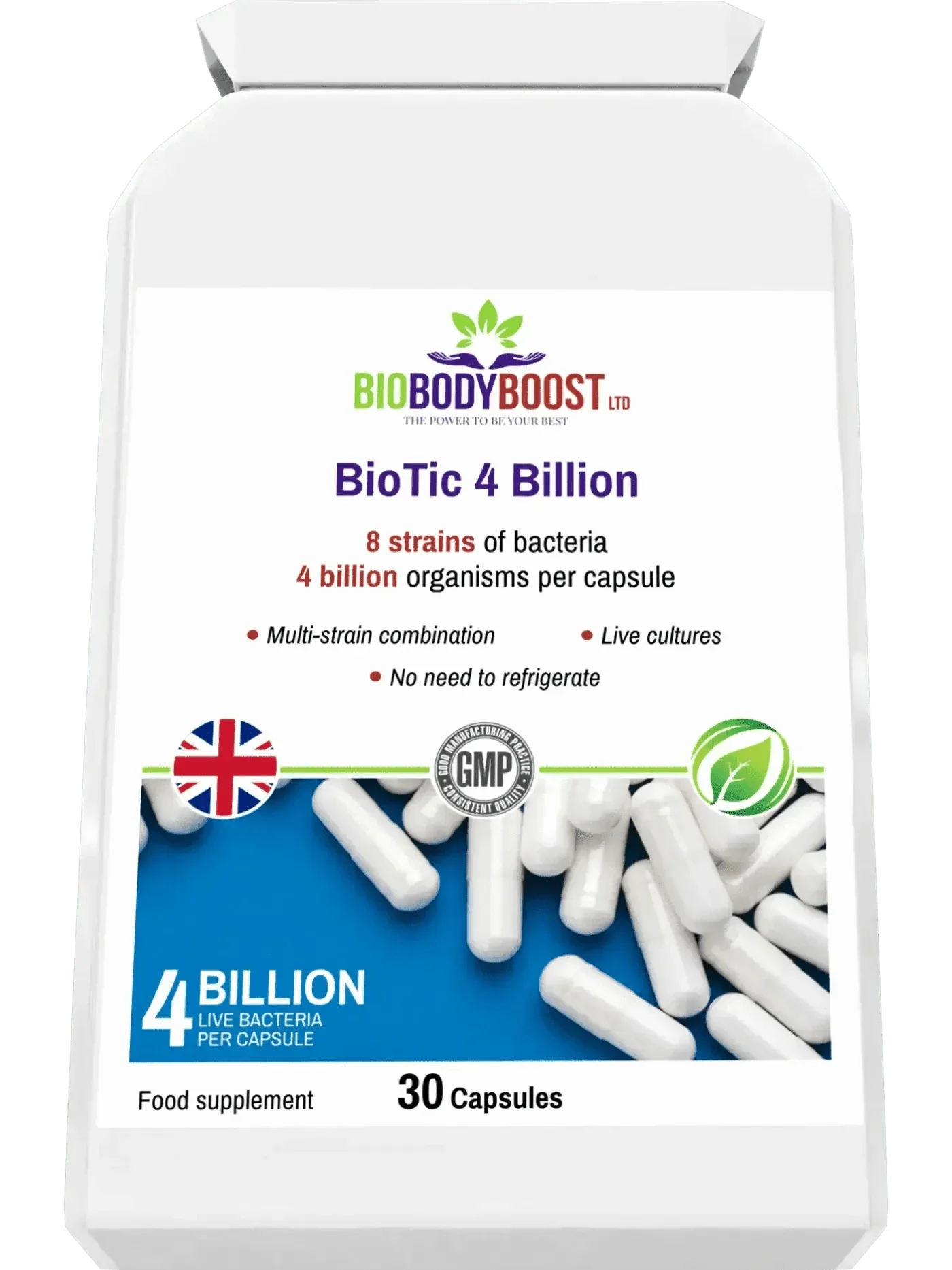 BioTic 4 Billion - Multi-Strain Probiotic-0