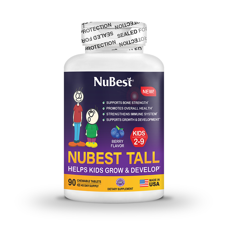 NuBest Tall Kids, Berry Flavor, 90 Chewables