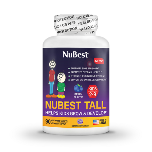 NuBest Tall Kids, Berry Flavor, 90 Chewables