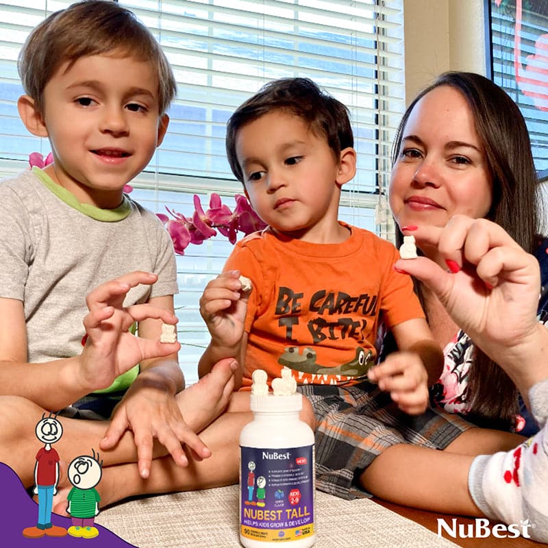 NuBest Tall Kids, Berry Flavor, 90 Chewables