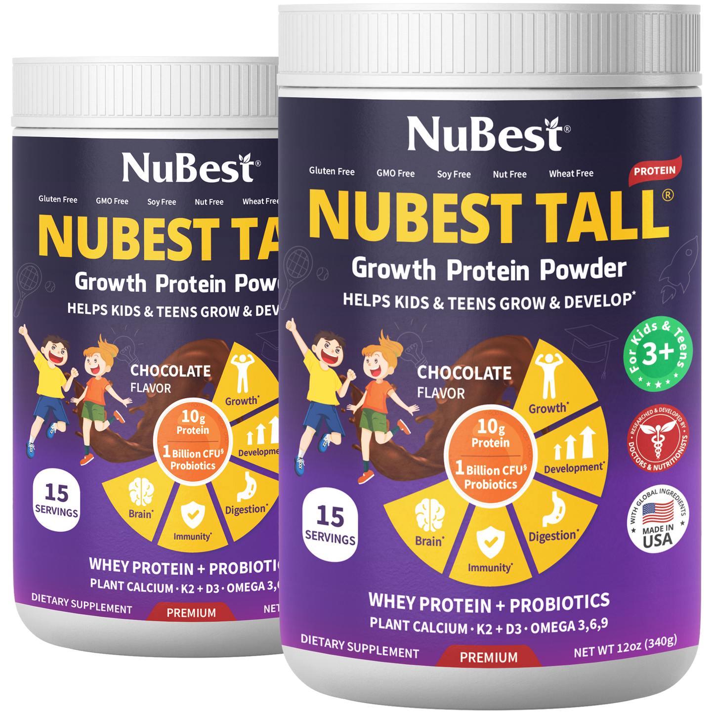 NuBest Tall Protein for Growth and Development, Kids and Teens 3+,