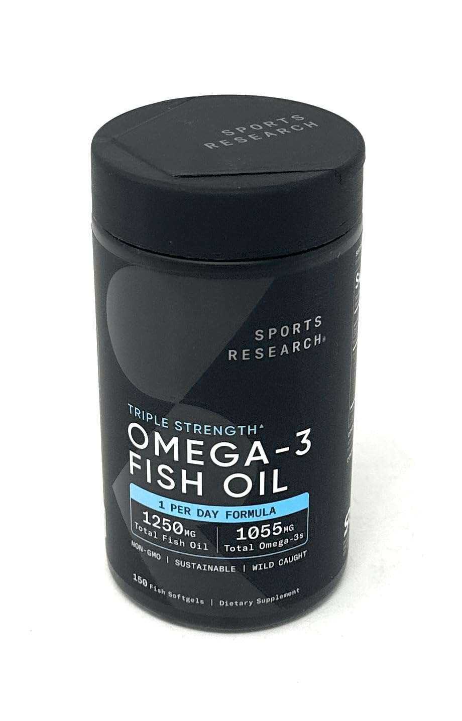 Sports Research Triple Strength Omega-3 Fish Oil | 1250mg | 1 Daily Softgel