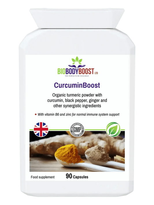 CurcuminBoost Organic Turmeric Curcumin Capsules - 90 Count-0