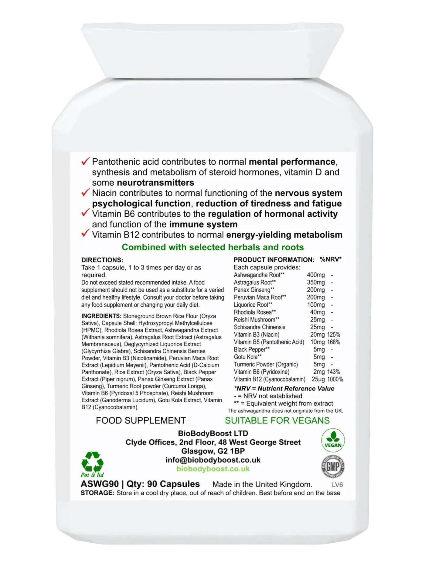 ZenBlend - Ashwagandha Complex with Niacin-1