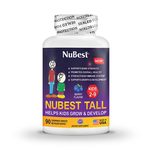 NuBest Tall Kids, Berry Flavor, 90 Chewables